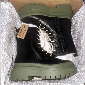 Steve Madden MANSEL BLACK BOOTS